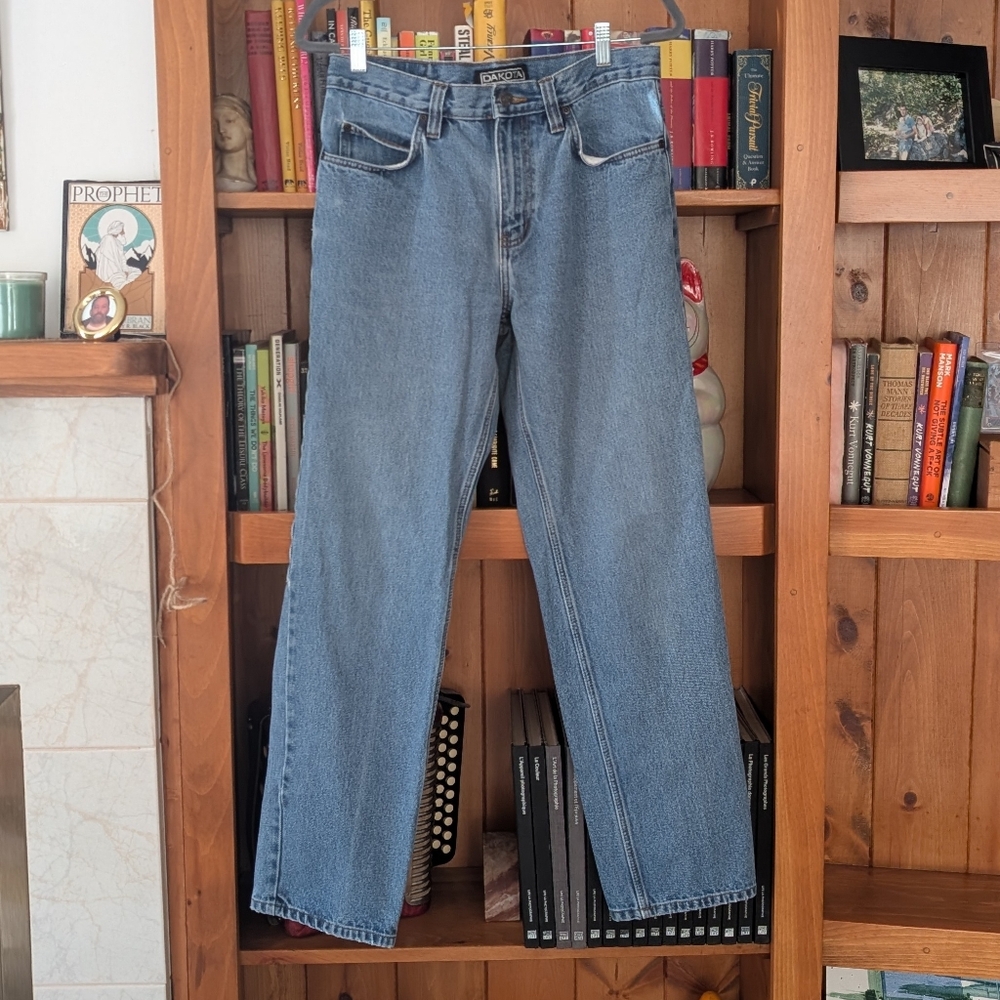 Dakota Relaxed Straight Leg Blue Jeans 32"